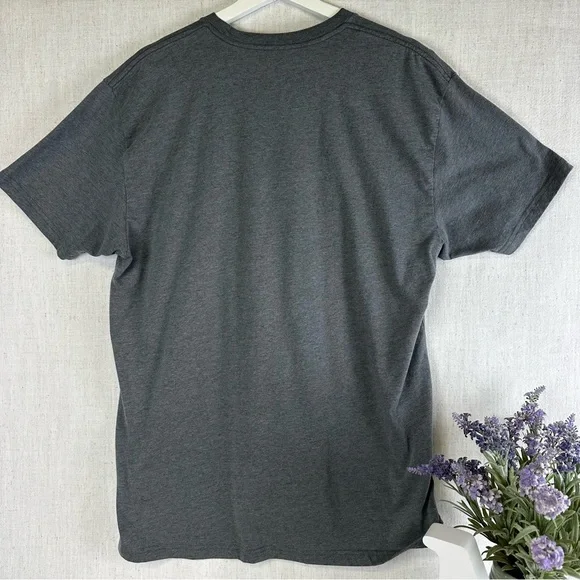 Fresh Clean Threads Heather Grey Crew Neck T-Shirt - Classic - Size XL - Picture 2 of 3
